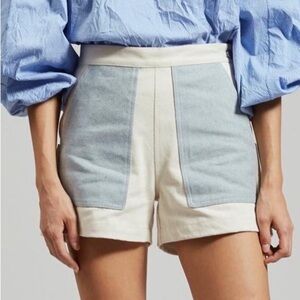 Rachel Comey Handy Shorts Designer Denim Trouser Shorts